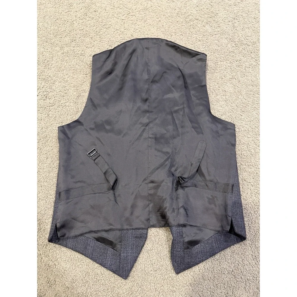 John Varvatos‎ Men's Vest Wool Gray Button Down Men's Size 48